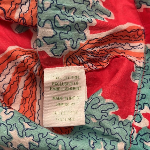 Lilly Pulitzer Sarasota Tunic in Watermelon Coralina S - Picture 12 of 15